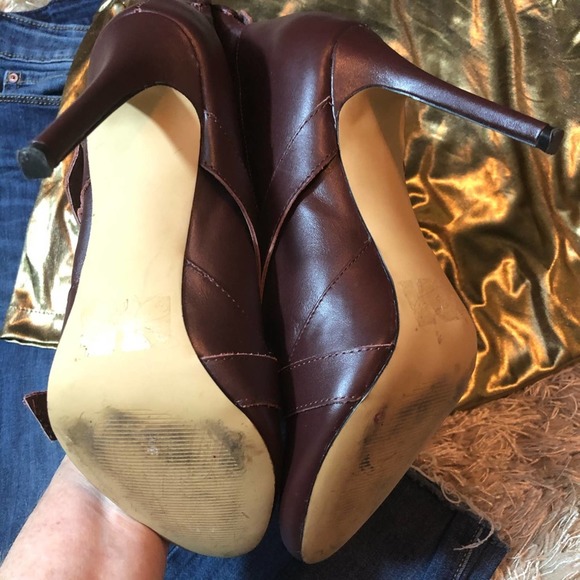 June by June Ambrose Ox Blood Moto Buckle Boots - Picture 7 of 7